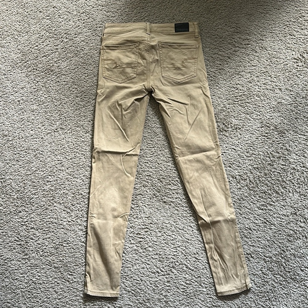 American Eagle Outfitters Super Stretch Khaki Pants - Picture 2 of 4